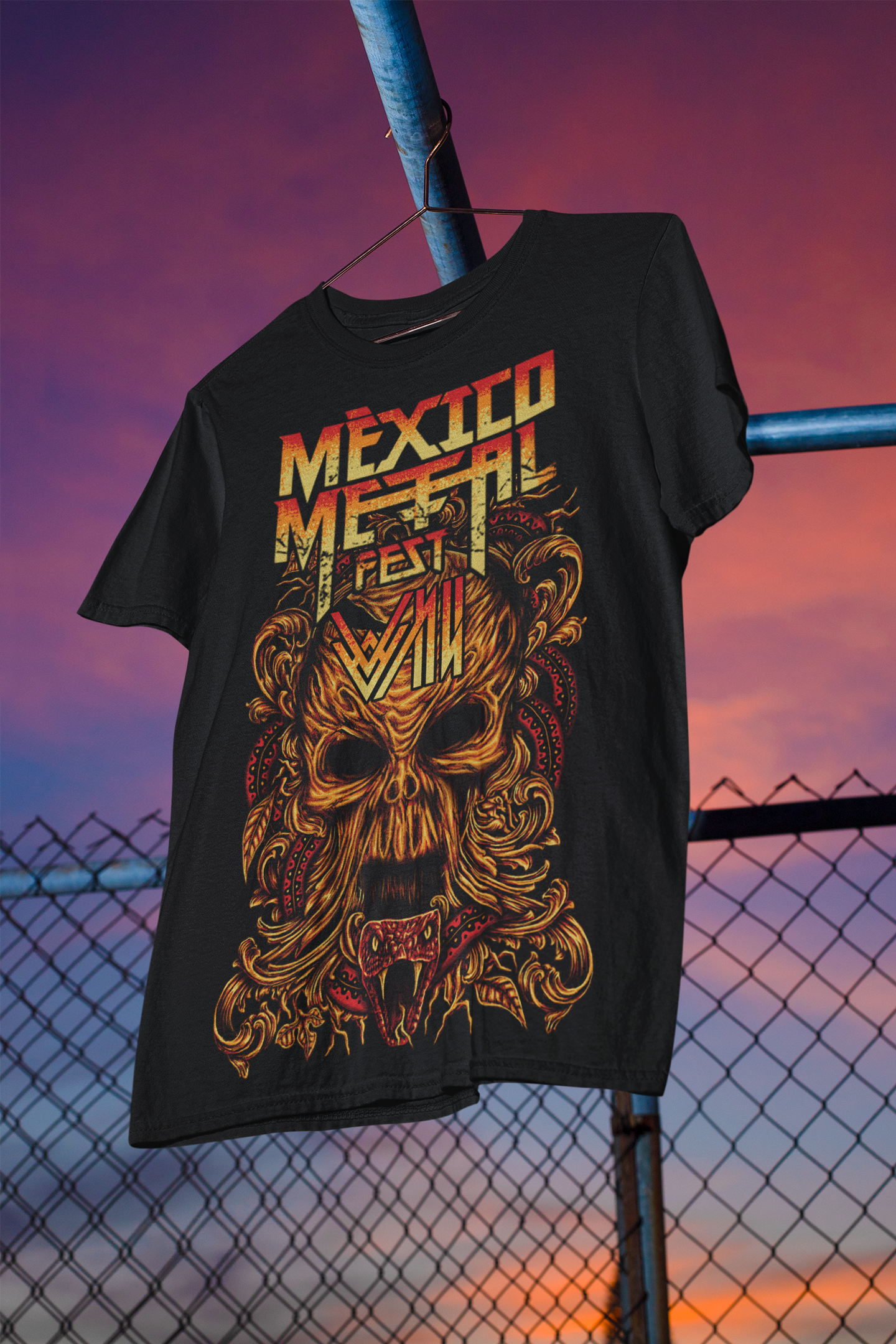 Playera conmemorativa México Metal Fest VII